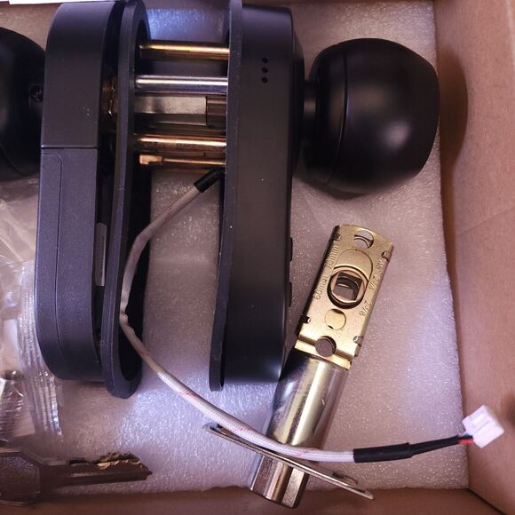 Yamiry YR03 Smart Keypad Code Door Lock Keyless Entry Smart Door Lock - Black - Picture 5 of 8